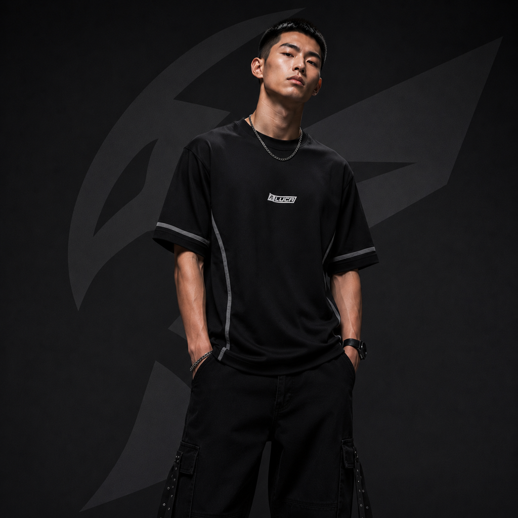 LUCA Core Oversized Tee - Black