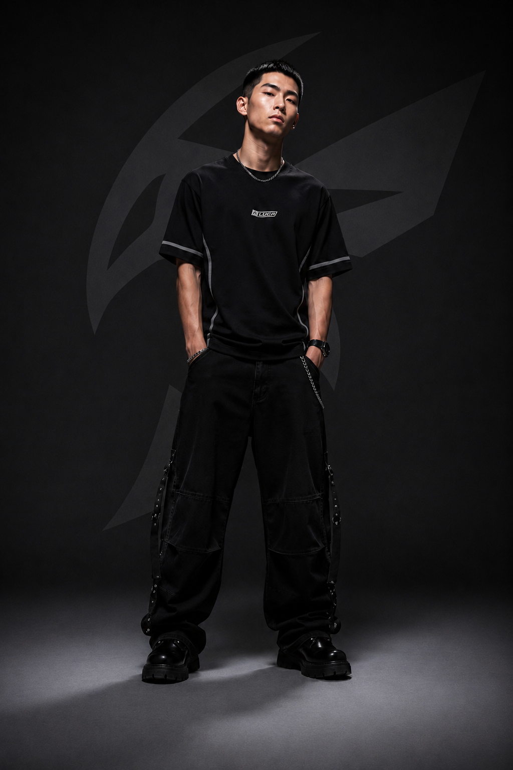 LUCA Core Oversized Tee - Black